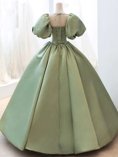 Any things please feel free to contact us: sales@cutedressy.com ******* Product Details******* Product Number:#3R1W Fabric: Satin Color: Green Neckline: Scoop Back Style: Lace-up Hemline: Floor Length Making time: 2-3 weeks, Shipping time: 3-5 working days. Custom size/color, Rush Order is available, and no extra cost. ******* Custom Measurements******* For better fitting, You can leave us the following information in the order notes when you check out, and please have a look our measuring guide Sweet 16 Dress, Formal Evening Gown, 16 Dress, Green Satin, Long Prom Dress, Formal Dress, Ball Gown, Prom Dress, A Line