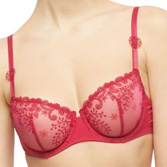 + Condition Is Brand New With Tags. + No Flaws Or Stains. + Smoke Free. + Size 32d. Elegant Red Bra Partially Lined, Elegant Red Partially Lined Bra, Elegant Fitted Red Bra, 32d Bra, Demi Cup, Simone Perele, Bras And Panties, Bra Set, Underwire Bra