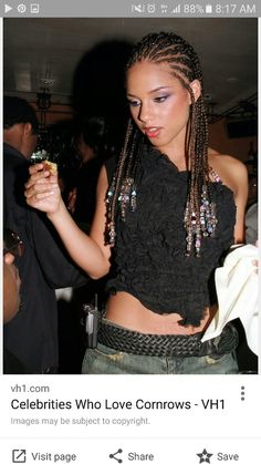 Alicia Keys Hairstyles, Alicia Keys Braids, Cornrows Braids For Black Women, Braid Inspiration, Hair Afro, Braids With Beads, Alicia Keys, Girls Braids, Braids For Black Women