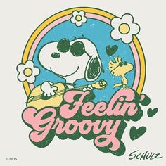 an image of a cartoon character with the words feelin grooy