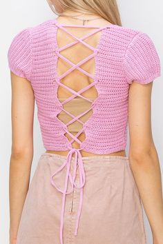 Tied Down Sweater Top - J. Cole ShoesHYFVETied Down Sweater Top J Cole, Pink Style, Scoop Neck Top, Pink Fashion, Sweater Top, Scoop Neck, Pink