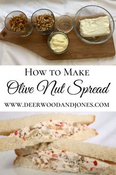 how to make olive nut spread