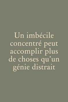 the words are written in french and english on a gray background with an orange border