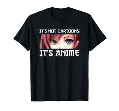 PRICES MAY VARY. Perfect as a gift for girls and teenagers who love anime, manga and Japan. Lightweight, Classic fit, Double-needle sleeve and bottom hem Anime T Shirt, Large Shirts, Gift For Girls, Favorite Shirts, Gifts For Girls, Branded T Shirts, For Girls, Top Styles, Fashion Branding