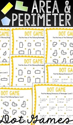 the printable game for dot games is shown in black and yellow