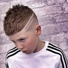 Boys Haircut Lines On Side, Kids Haircut Designs For Boys, Boys Haircut With Design, Boys Haircut With Lines, Boys Haircut With Design On Side, Boys Hair Designs Lines, Boys Haircuts With Designs, Straight Curly Hair