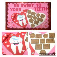 Dental hygiene bulletin board. Tips for keeping your mouth healthy Childrens Dental Health Month Ideas, Tooth Bulletin Board Ideas, Dental Hygiene Bulletin Board Ideas, Dental Board Ideas, Dental Office Bulletin Board Ideas, Children’s Dental Health Month, Dental Bulletin Board Ideas