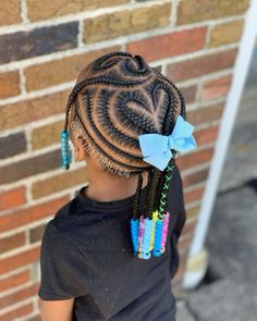 Heart Braided Hairstyles, Kids' Hairstyles, Childrens Hairstyles, Kids Style Hair, Cute Toddler Hairstyles, Girly Hairstyles, Kids Braids, Lil Girl Hairstyles