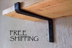 an image of a free shipping sign hanging on the wall with text overlaying it