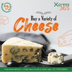 an advertisement for cheese is displayed on a table