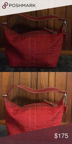 Small Coach Red Mini Bag Never used, had it in my closet this whole time. Authentic coach bag. Red rare coach Bags Mini Bags Red Mini Bag, Coach Bag, Bags Mini, Mini Bags, My Closet, Coach Bags, Mini Bag, Shop My, Best Deals