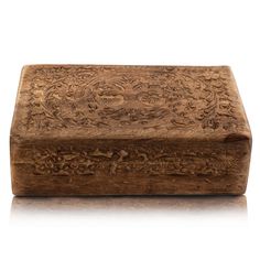 PRICES MAY VARY. SIZE: 8 (L) x 5 (W) x 2.5(H) Inches ; 7 (L) x 4 (W) x 2 (H) Inches (Internal) ARTISAN MADE: This box is completely hand made, using simple artisan tools along with excellent quality, legally harvested Mango Wood, responsibly sourced from Authorized Government Channels, with the clear objective of sustaining both the environment, as well as the livelihood of the Artisans HIGH QUALITY: Strong hinges. Lasts forever. Rustic look & feel with a beautiful turquoise wash finish, which s Carving Jewelry, Decorative Wooden Boxes, Decorative Storage Bins, Trinket Holder, White Wash Finish, Wooden Jewelry Box, Organization Decor, Ceiling Fan In Kitchen, Wooden Jewelry Boxes