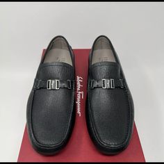 Men's Salvatore Ferragamo Leather Loafers Size Us 7.5 E, Brand New With Box! Mens Dress Loafers, Brown Leather Dress Shoes, Tassel Shoes, Salvatore Ferragamo Men, Ferragamo Men, Monk Strap Shoes, Brown Leather Loafers, Moccasins Mens, Leather Loafer Shoes