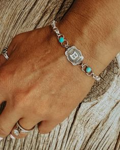 Kalyn Hazen | I can’t get enough of these cute little bracelets. 😍 #westernstyle #turquoise #westernjewelry #westernfashion | Instagram Western Cowgirl Jewelry, Cute Country Jewelry, Cute Western Rings, Western Silver Jewelry, Silver And Turquoise Jewelry, Western Jewelry Diy, Country Bracelets, Turquoise Wedding Jewelry, Real Turquoise Jewelry