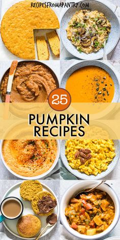 pumpkin recipes with the title overlay