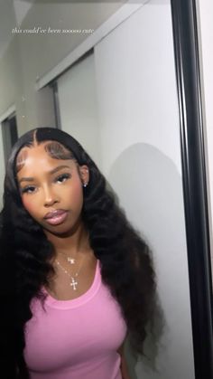 Hairstyles With Curled Hair, Ponytails Hairstyles, Lip Combo, Hair Techniques, Black Femininity, Dope Hairstyles, Hair Laid, Face Card, Makeup Makeover