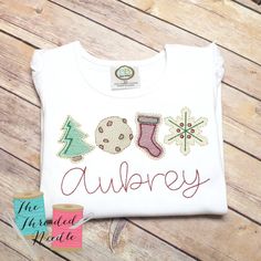 Please message me with any questions! Neon Christmas, Girls Christmas Shirts, Toddler Christmas Shirt, Cotton Gin, Embroidery Shirts, Holiday Embroidery, Monogram Outfit, Embroidery Design Download, Embroidery Christmas