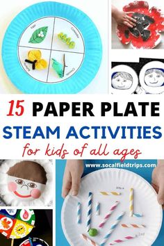 paper plate steam activities for kids of all ages