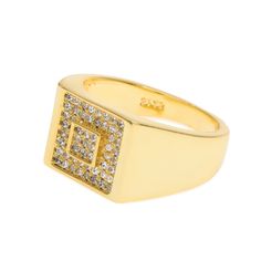 Certified 18K gold plated Square Ring Iced out: This ring is coated with top quality Austrian Rhinestone Sim Diamonds Perfect to pair with a bracelet from our store CHOOSE YOUR SIZE AND CLICK ADD TO CART! In order to find your ring size, measure an existing ring's diameter using a ruler and see the size chart. Round up to the next size if your ring falls in between. Our sizes are USA based. Fall Rings, Square Ring, Square Rings, A Bracelet, Round Up, Metal Base, Ruler, Sunglasses Case, Silver Plate