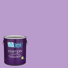 a pink paint can with the words innovation in white lettering on it, and an image of