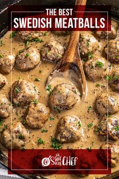 the best swedish meatballs recipe in a skillet