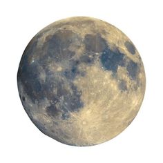 an image of the full moon on a white background with clipping path to it