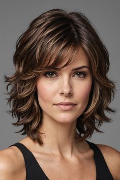 20 Medium Shag Hairstyles – Trend Is Style Heavily Layered Shag Haircut, Medium Curly Shag With Bangs, Shoulder Length Shag Hairstyles, Shag Haircuts For Fine Hair, Corte Shag, Jane Fonda Hairstyles, Bobbed Hairstyles With Fringe, Medium Shag Hairstyles, Medium Shag