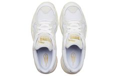 Puma Performer Core 374103-01 Low Sneakers, Your Perfect, White Gold, Sneakers, Gold, White