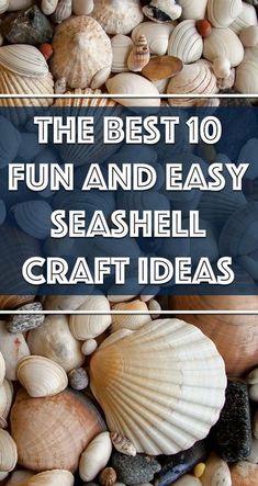 the best 10 fun and easy seashell craft ideas