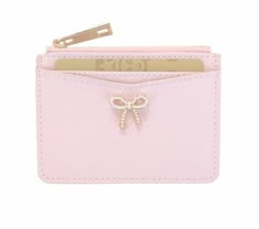 Bow Applique, Pearl Bow, Cute Wallets, Pink Girly Things, Girly Accessories, Pearl Leather, Birthday Wishlist