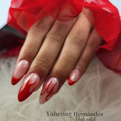 ❤️❤️❤️🔥🔥🔥 nails on fire... Fire Nails Designs Red, Flame Art Nails, Red Flame Nail Designs, Fire Nail Art Design, Nails Fire Design, Red Flames Nails, Flame Gel Nails, Fire Design Nails, Red Fire Nails