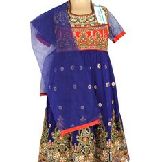 Beautiful Eggplant Purple And Red Pakistani Dress With Intricate Embroidered Work. It Is A Young Girls' Kids' Formal Fancy Outfit Dress That Is Perfect For Parties, Weddings, Eid, And Other Special Occasions. The Dress Is Made Of High-Quality Fancy Embroidered Chiffon And Silk, And It Comes As A Three-Piece Set Including A Frock, Shalwar, And Dupatta. The Dress Is Designed By A Renowned Pakistani Sarjahani Designer Brand, Ensuring Its Authenticity And Quality. Young Girls' Kids' Formal Fancy Out Multicolor Embroidered Dress With Dori Work For Eid, Anarkali Dress With Multicolor Embroidery And Dori Work, Festive Multicolor Embroidered Dresses With Dori Work, Cotton Frock For Festive Occasions, Diwali Designer Wear Salwar Kameez, Festive Cotton Frock, Multicolor Embroidered Dress With Dori Work For Festivals, Traditional Multicolor Frock For Festive Occasions, Multicolor Cotton Dresses With Unique Design