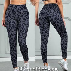 Leopard Print Stretch Athleisure Activewear, Stretch Leopard Print Athleisure Activewear, Casual Leopard Print Activewear For Workout, Fitted Leopard Print Activewear For Workout, Sporty Outfit, Ankle Stretches, Sports Bra And Leggings, Legging Pants, Spaghetti Strap Top