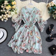 Flare Sleeve Printed Pink Beach Dress


Bust
Sleeve
Cloth
Shoulder


Width
Length
Length
Width


cm
cm
cm
cm


S
86

82
39


M
90

83
40


L
94

84
41


XL
98

85
42
















Size
Bust
Sleeve
Cloth
Shoulder


Width
Length
Length
Width


inch
inch
inch
inch


S
33.9

32.3
15.4


M
35.4

32.7
15.7


L
37.0

33.1
16.1


XL
38.6

33.5
16.5



Pink



Sky Blue Pink Beach Dress, Pink Beach Dresses, Frocks And Gowns, Casual Frocks, Chiffon Flower, Floral Chiffon Dress, Trendy Dress Outfits, Pink Beach, Womens Floral Dress