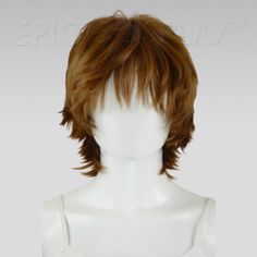 Apollo Light Brown Shaggy Wig for Spiking This Light Brown shaggy wig is perfect for cosplaying characters from popular series such as Rick Cosplay from Rick and Morty, Light Brown Star Cosplay from Soul Eater, Neptune Vasilias Cosplay from RWBY, Ichigo Hitofuri Cosplay from Touken Ranbu, Nagisa Shiota Cosplay from Assassination Classroom. With the Apollo style, achieving a voluminous and layered look is as easy as running your fingers through the hair or simply shaking it out. Upwards sewn weft Black Star Cosplay, Rick Cosplay, Neptune Vasilias, Shaggy Short Hair, Short Shag Hairstyles, Blonde Pixie Hair, Epic Cosplay, Shag Hairstyles, Brown Wig