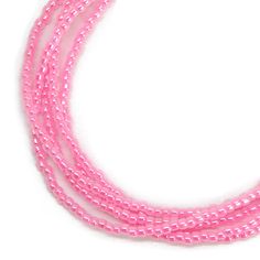 Hot Pink Seed Bead Necklace, Thin 1.5mm Single Strand Beaded Necklace – Kathy Bankston Pink Necklace, Jewelry Studio, Beading Wire, Seed Bead Necklace, Pink Glass, Strand Necklace, Handmade Artisan, Bead Necklace, Seed Bead