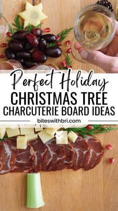 the perfect holiday christmas tree charcuterie board idea