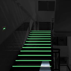 Glow-In-The-Dark Neon Tape. Shop Decor on Mounteen. Worldwide shipping available. Neon Tape, Ultimate Gaming Setup, Gaming Environment, Adrenaline Rush, Stair Steps, Video Gamer, Reflective Tape, Gaming Room, Dim Lighting