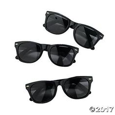 Bust a move with your friends with these black plastic sunglasses. Perfect for costume parties or party favors. Includes 12 pair of black plastic sunglasses. Novelty Sunglasses, Bust A Move, Super Dark, Plastic Sunglasses, Style Sunglasses, Eyewear Accessories, Black Sunglasses, Sunglasses Sale, Black Plastic