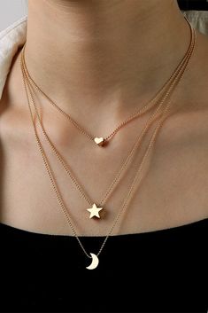 Buy Fleepmart Vintage Multilayer Pendant Necklace for Women Bohemian Star Moon Love Layered Collar Jewelry Gift at fleepmart.com! Free shipping to 185 countries. 45 days money back guarantee. Necklace Packaging, Star Pendant Necklace, Mom Fashion, Trendy Necklaces, Star Moon, Collar Jewelry, Star Pendant, Mom Style, Womens Fashion Trends