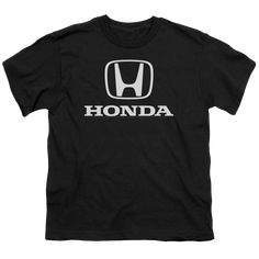 Honda Standard Logo - Youth T-Shirt Youth T-Shirt (Ages 8-12) Honda H Logo, Black Tees, Black Shirts, Youth Hoodies, Kids Black, Logo Black, Kids Logo, Graphic Tee Shirts, Yoga Clothes