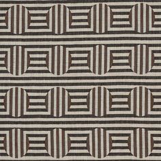 a black and white striped pattern with circles on the center, in different shades of brown