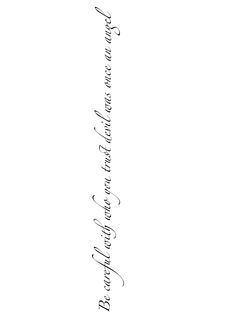 the words are written in cursive writing on a white background with black ink