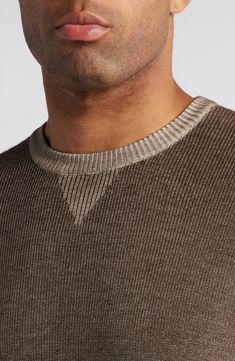 This crewneck sweater perfectly blends casual and elevated style with its contrasting ribbed trim and luxurious merino wool fabrication. 26 1/2" length (size Medium) Crewneck Long sleeves Ribbed cuffs and hem 100% merino wool Hand wash, dry flat Imported Casual Winter Sweater With Ribbing, Casual Ribbed Winter Sweater, Crew Neck Sweater With Ribbing For Fall, Fall Crew Neck Sweater With Ribbing, Elevated Style, Beauty Advice, Favorite Daughter, Maternity Shops, Pointed Toe Shoes