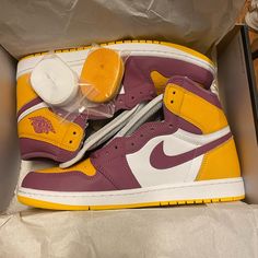 Brand New In Box! Can Get More Pics So Just Lmk If You Need Them. Shoes Jordan 1, Shoes Jordan, Air Jordan 1 Retro High Og, Air Jordan 1 Retro, Orange Grey, Jordans For Men, Jordan 1 Retro High, Jordan 1 Retro, Jordan Shoes