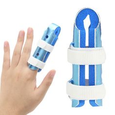 Description: Package Content: You will get 3 pieces finger splint braces, includes 3 different sizes(S+M+L), enough quantity meets your different finger use, suitable for both adults and children. Soft Material: Made of soft and comfortable spongec and aluminum alloy support plate, skin-friendly, good water absorption and resilience, lightweight, durable to use. Adjustable Strap: The finger splint brace features quick-adjust sticker straps, can be easily adjusted according to fingers size, convenient and fast, improve stability. Splint Stabilizer: Use a secure strap system combined with aluminum alloy splint to keep your finger in position for optimum relief, reduce pressure, effectively stabilizes and supports fingers. Wide Usage: Suitable for left or right hand, support for finger sprain Fracture Hand, Pinky Finger, Hand Finger, Water Absorption, Left Or Right, Fashion Help, Braces, Right Hand