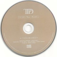 a cd disc with the word taylor sweet on it's front and back cover