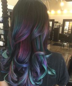 Dark Brunette Hair, Brunette Balayage, Ombré Hair, Oil Slick, Colored Hair, Hair Length