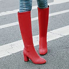 Category:Boots; Upper Materials:PU; Season:Fall,Winter; Heel Type:Block Heel; Actual Heel Height:2.95; Gender:Women's; Size Suggestion:select one size larger than usual; Toe Shape:Round Toe; Type:Knee High Boots; Style:Vintage,Casual; Heel Height(inch):2-3; Outsole Materials:Rubber,TR; Occasion:Party,Daily; Closure Type:Zipper; Shipping Weight:0.892; Listing Date:10/28/2017; Production mode:Self-produce; 2024 Trends:Riding Boots,Ladies Shoes Valentines Gifts; Foot Length:; SizeChart1_ID:2:398293; Size chart date source:Provided by Supplier.; Base Categories:Apparel  Accessories,Shoes,Women's Shoes; Heel Height:Mid Heel Blue Knee High Boots, Red Knee High Boots, Riding Boots Fashion, Sport Shirts, Gogo Boots, Red Dark, Boots Women Fashion, Block Heel Boots, Winter Mode