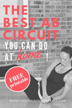 the best ab circuit you can do at home with free printable sign on it